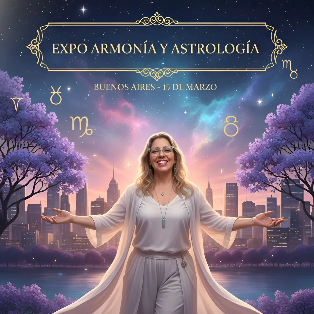 Vanesa en la Expo Armonía y Astrología